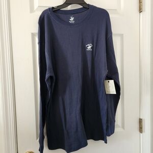 Beverly Hills Polo Club Navy Long Sleeve Tee
